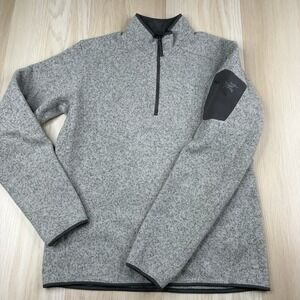 Arc'teryx Covert Half Zip Cardigan Fleece Jacket Mens Size Medium Heather Grey